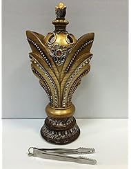 From Amazon.com. Click for details:
 Home: Incense/Bakhoor Burner Fancy Bronze Color Fan - MK Unlimited Home: Incense/Bakhoor Burner Fancy Bronze Color Fan - MK Unlimited