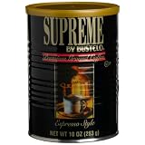 Supreme by Bustelo Premium Ground Coffee, Espresso Style, 10-Ounce Cans (Pack of 4)