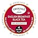 Twinings English Breakfast Decaffeinated Tea K-Cups, 24 Count
