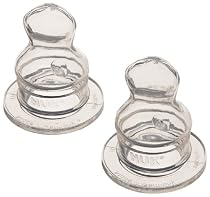 NUK Silicone Orthodontic Nipples, Medium Flow, Size 2, 2 Pack
From NUK
