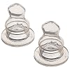 NUK Silicone Orthodontic Nipples, Medium Flow, Size 2, 2 Pack