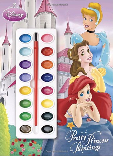 Pretty Princess Paintings (Disney Princess) (Deluxe Paint Box Book)