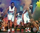 Lebron James Dwyane Wade Chris Bosh Miami Heat Color 8x10 Photo