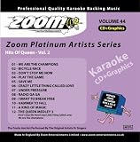 Zoom Karaoke CD+G - Platinum Artists 44: Queen 2