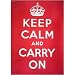 Keep Calm and Carry On Poster (unframed)