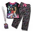 Disney Camp Rock "Two Stars are Brighter Than One" pajama set w/ backstage pass for girls.