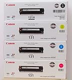 Canon 131 Hy Combo Pack 1 High Yield Black, 1 Sy Cyan, Magenta, Yellow Toner