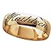Personalized 5mm. Gold-Over-Sterling Silver Band with Name Outside