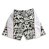 Dogwood - Boys Swimsuit, White, Brown, Red