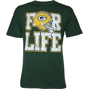 Green Bay Packers Fan For Life Men's T-Shirt by Junk Food