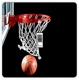 Rikki Knight Basketball in Hoop-Single Toggle Light Switch Plate