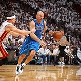 IMAGE OF Dallas Mavericks v Miami Heat - Game Two, Miami, FL - JUNE 02: Jason Kidd and Mike Bibby by Nathaniel S. Butler, 48x48
