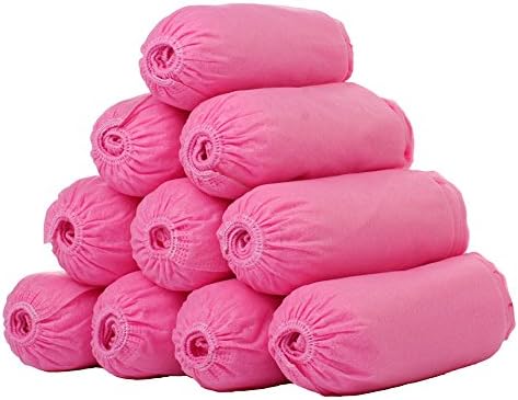 OGCG 200pcs/ 100 pairs Medical Booties Shoe Covers/ Disposable Non Woven Anti-slip Shoes Cover