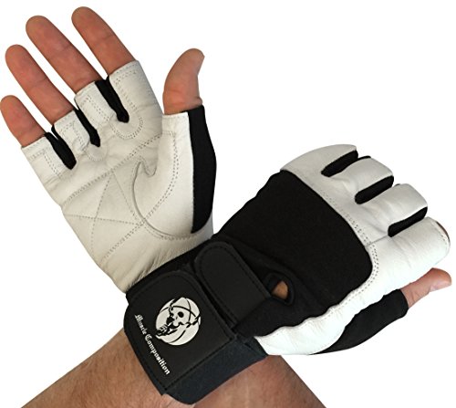 Gym gloves with wrist support for gym workout, crossfit,weightlif…
