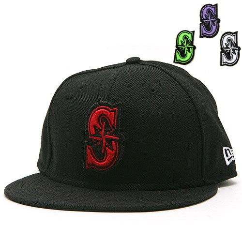 Buy Seattle Mariners Change Up Velcro Logo 59FIFTY Fitted Cap by New Era