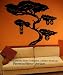 Vinyl Wall Decal Sticker Bonsai Tree With Lanterns GFoster153B