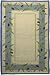 Extra Weave Olives 2-by-3-Foot Printed Jute Rug, Latex Backing