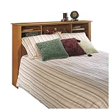 Product details for Sauder Headboard Bookcase - Caramel Birch (Full/Queen)