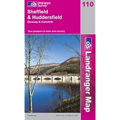 Sheffield and Huddersfield, Glossop and Holmfirth (Landranger Maps)