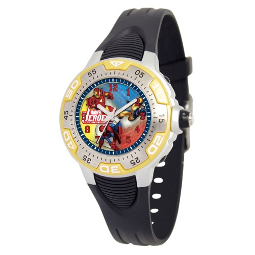 Marvel Comics Kids' MA0108-D533-Yellow Marvel Heroes Spectrum Watch