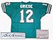 Bob Griese Autographed Miami Dolphins Authentic Style Teal Jersey