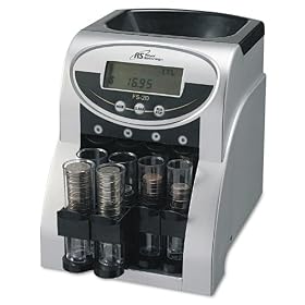 Royal Sovereign Fast Sort, 2 Row Digital Coin Sorter Black Silver (FS-2D) by 