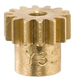 Brass Spur Gear 48P 20 Degree Pressure Angle15 Teeth x .125 Bore x .312 Pitch Dia (Pack of 1)