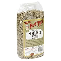 Bob's Red Mill Natural Raw Sunflower Seeds, 20-Ounce Packages (Pack of 4)