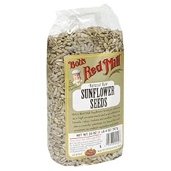 Bob's Red Mill Natural Raw Sunflower Seeds, 20-Ounce Packages (Pack of 4)