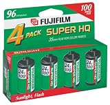 Fujifilm Super HQ 100 Speed 24 Exposure 35mm Film (4 Pack)