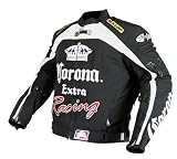 Joe Rocket Corona Racing Superstock Replica Mens Textile Motorcycle Jacket Black/White/Yellow XL