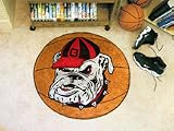 Georgia Bulldogs Bulldog 29 Round Basketball Mat