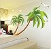 DGI Mart Coconut Tree Large Palm Tree Seagull Removable Wall Decal Sticker
