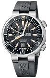 Oris Men's 8454RS Diver Stainless Steel Rubber Strap Watch