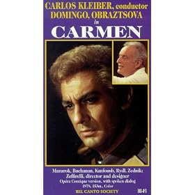 Bizet - Carmen / Kleiber  Domingo  Obraztsova [VHS] [Import]