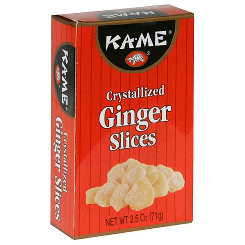 Ka-Me Crystallized Ginger, 2.5-Ounce Units (Pack of 12)