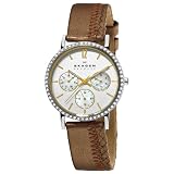 Skagen Women's 921SSLD1 Steel Mother-Of-Pearl Chronograph Dial Watch