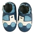 Momo Baby Soft Sole Baby Shoes - Truck Blue