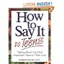 How to Say it to Teens