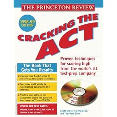 Cracking the ACT with Sample Tests on CD-ROM 1998-99 Edition (Cracking the Act With Sample Tests on DVD-Rom)
