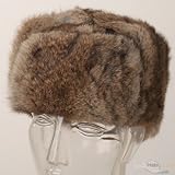 Rabbit Fur Trooper Hat / Natural