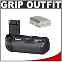 Canon BG-E3 Battery Grip for Digital Rebel XT & XTi Digital SLR Camera + Spare NB-2LH Lithium-Ion Battery Pack