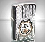 Harley Davidson 105th Anniversary Zippo Lighter--LIMITED EDITION. Features 105th logo with textured front and back. 24398