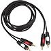 AV Link Dual RCA-RCA Cable, 6 Foot