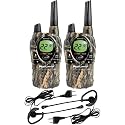 Midland GXT550VP1 Outfitter Series 5 Watt 22 Channel with Up to 14 Mile Range, Mossy Oak Break Up Camo GMRS Value Pack with 2 Headsets