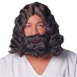 Jesus Beard and Wig (Brown) Adult