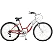 Womens Schwinn Southport Bike- Silver/ Red