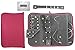 Anti-Tarnish Jewelry Organizer - Fuschia (Royal Pink) - with Removable Ring Stub, Earring Pad, Secure-Snap Loop for Necklaces & Large Pocket for Loop Earrings & Bracelet+ DB Roth 100% Cotton Flannel All-in-one Jewelry Cleaning Cloth