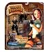 6 Lara Croft in Black Suit w/ Doberman Action Figure Set