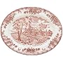 Churchill China Brook Pink 12-Inch Oval Platter